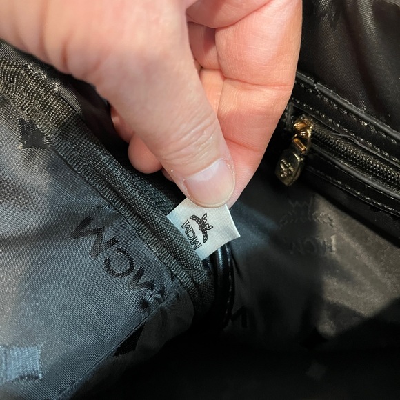 EUC Large MCM LEATHER Backpack - Picture 7 of 16